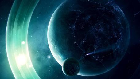 Celestial Wonder in Vibrant Colors wallpaper