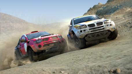 Speeding Through the Dusty Trails wallpaper