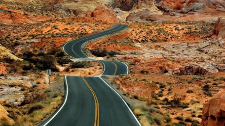 Endless Journey Through Serene Canyons wallpaper