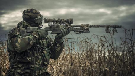 Airsoft Soldier Ready for Action wallpaper