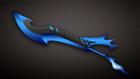 Epic Fantasy Blade on Dark Background wallpaper