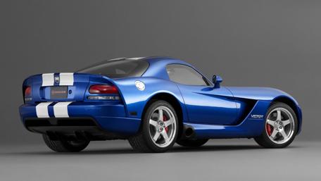 Sleek Blue Dodge Viper Wallpaper wallpaper