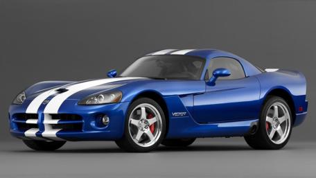Sleek Blue Dodge Viper Wallpaper wallpaper