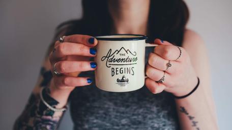 The Adventure Begins with Every Sip wallpaper