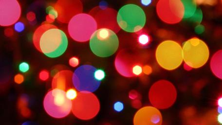 Vibrant Bokeh Lights in Vivid Colors wallpaper