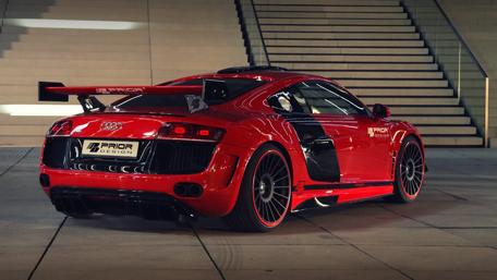 Red Audi R8 Racing Dream wallpaper