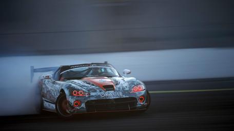 Drifting Dodge Viper at High Speed wallpaper