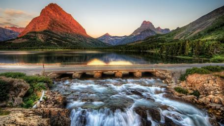Majestic Beauty of Glacier National Park wallpaper