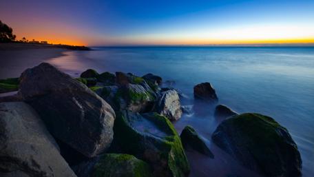 Serene Sunrise Over Florida Coastline wallpaper