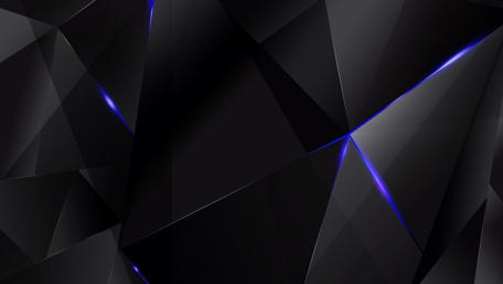 Blue Streaks in Dark Geometric Abyss wallpaper