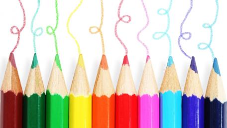 Vibrant Pencils Creating Colorful Whimsy wallpaper