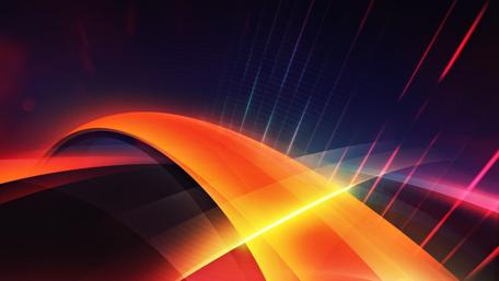 Vibrant Swirls of Light and Color wallpaper