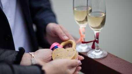 Love Locks and Celebration Moments wallpaper