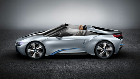 Sleek Hybrid Marvel BMW i8 Design Showcase wallpaper