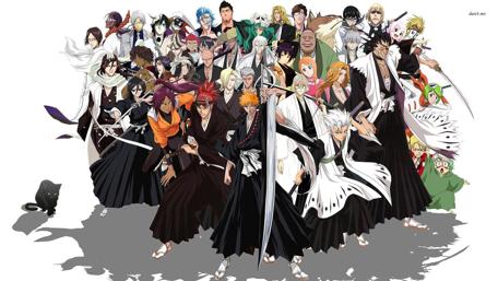 Epic Bleach Anime Cast Ensemble wallpaper