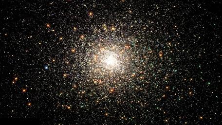 Galactic Star Cluster Brilliance wallpaper