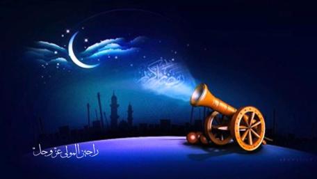 Radiant Ramadan Nights Celebration Scene wallpaper