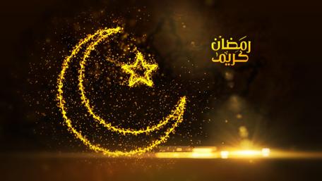 Golden Crescent and Star Ramadan Wallpaper wallpaper