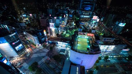 Vibrant Tokyo Nightscape wallpaper