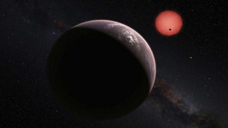 Distant Worlds of TRAPPIST-1 wallpaper