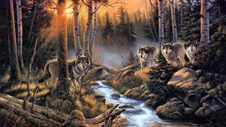 Silent Guardians of the Forest wallpaper