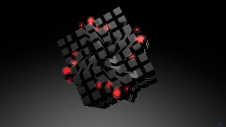 Mystical 4D Cubescape wallpaper