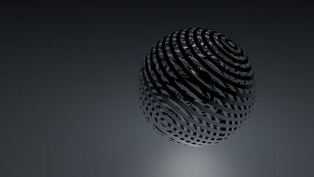Spiral Ball in Dimensional Harmony wallpaper