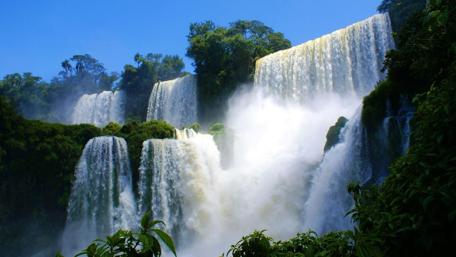 Majestic Cascade Delight wallpaper