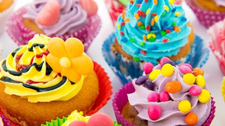 Colorful Cupcake Delight wallpaper