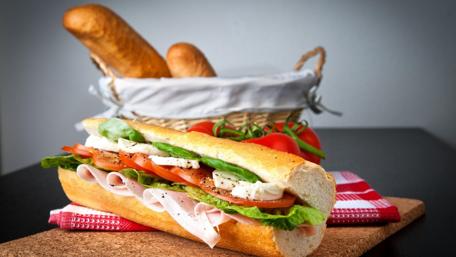 Deliciously Fresh Sandwich Wallpaper wallpaper