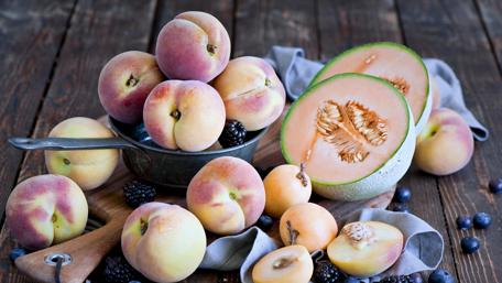 Fresh Summer Fruits Selection wallpaper