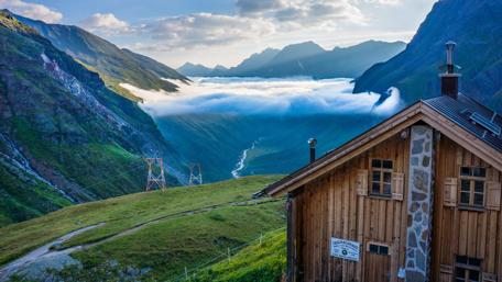 Pitztal valley and Taschachhaus, Austria wallpaper