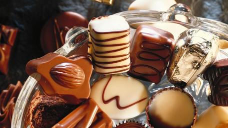 Delicious Assortment of Chocolate Treats wallpaper