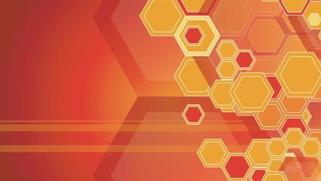Vibrant Orange Geometric Patterns wallpaper