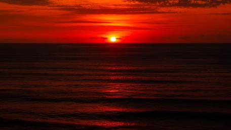 Sunset in Ubatuba (Brazil) wallpaper