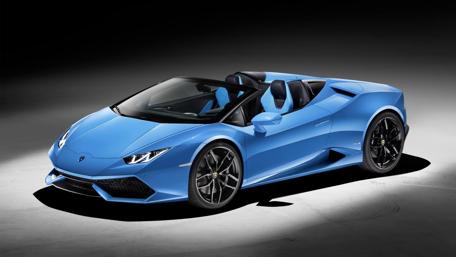 Dreamy Lamborghini Huracan in Striking Blue wallpaper