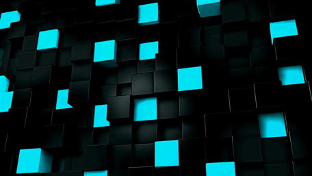 Dynamic Geometric Cubes in Vibrant Hues wallpaper