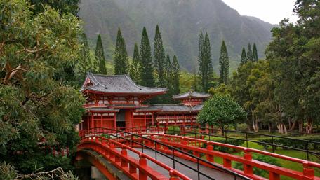 Byodo-In Temple, Hawaii wallpaper