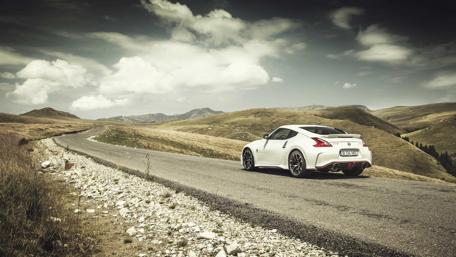 Nissan 370Z on Scenic Road Adventure wallpaper