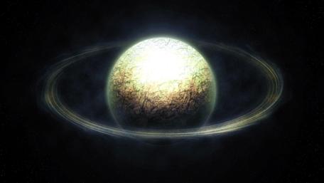 Cosmic Serenity of an Angel Planet wallpaper