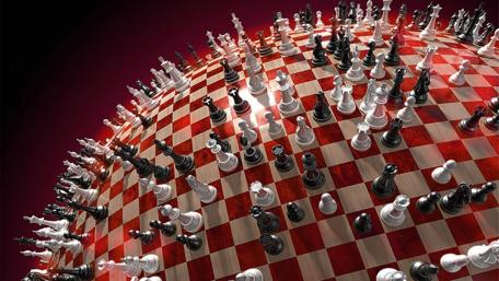 Elevated Chess Universe Game Wallpaper wallpaper