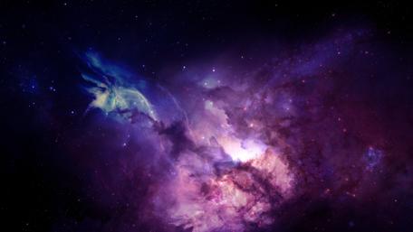 Ethereal Nebulae in Vivid Cosmos wallpaper