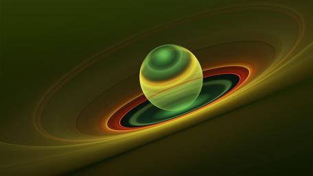 Vibrant 3D Spheres Wonderland wallpaper