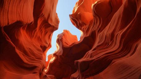 Majestic Antelope Canyon Views wallpaper