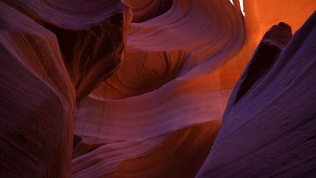 Stunning Antelope Canyon Rock Formations wallpaper