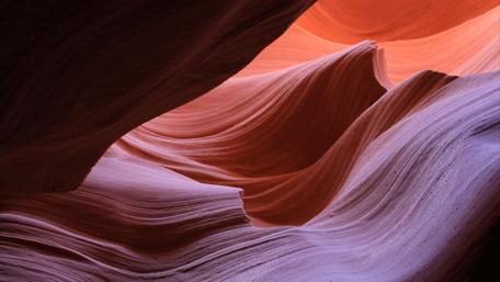 Majestic Waves of Antelope Canyon Beauty wallpaper