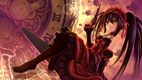 Ethereal Warrior in a Timeless Twilight wallpaper