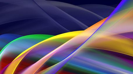 Vibrant Spectrum of Curves wallpaper