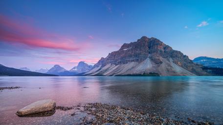 Majestic Tranquility at Bow Lake wallpaper