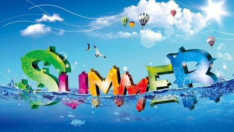 Bright and Playful Summer Vibes Wallpaper wallpaper